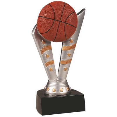 6 1/2" Fanfare Basketball Resin