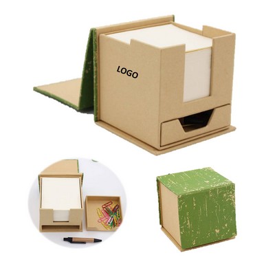 Functional Flip Cover Sticky Notes Box