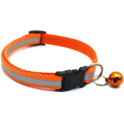 Adjustable Pet Reflective Bell Collar