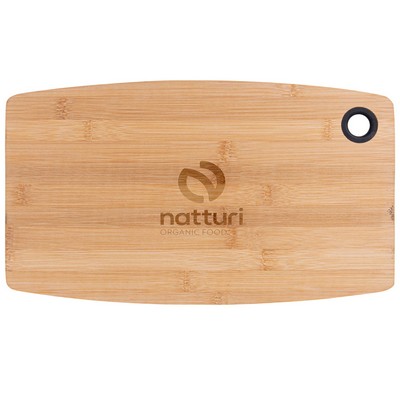 The Wakefield 15.5-Inch Bamboo Cutting Board W/Silicone Ring (Factory Direct - 10-12 Weeks Ocean)