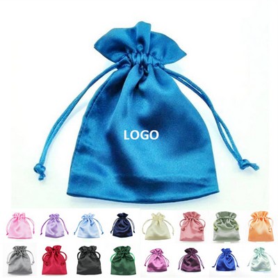 Silky Satin Drawstring Gift Pouch