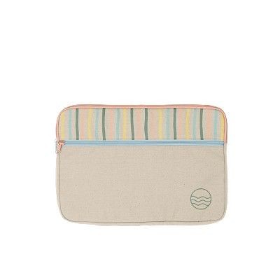 13" Zippered Pocket Laptop Sleeve (Natural Canvas)