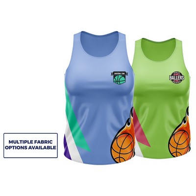 Women's Full Sublimation Reversible Basketball Jersey