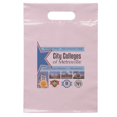 9 1/2W x 14H Die Cut Handle Bag - Dynamic Color