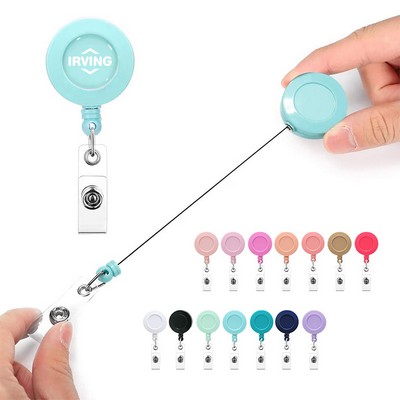 Translucent Retractable Badge Reel Clip