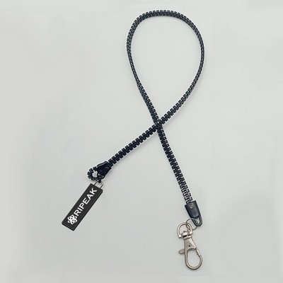 Bulldog Buckle Small Zipper Style Lanyard