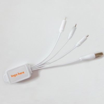 4-in-1 Charging Buddy Cable w/Logo