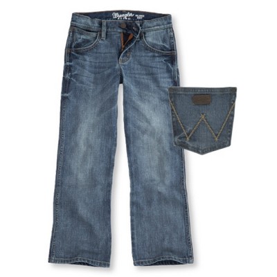 Wrangler® Boy's Greeley Blue Retro® Relaxed Bootcut Jeans