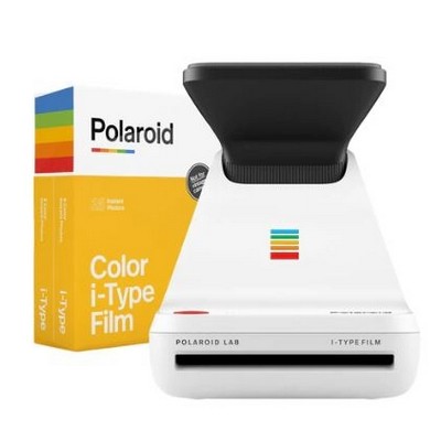 Polaroid™ Lab Instant Printer w/Color i-Type Film 2-Pack