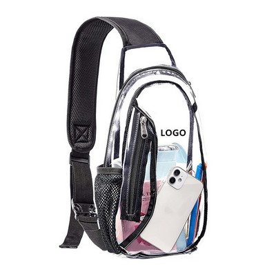 PVC Crossbody Shoulder Backpack/Sling Bag