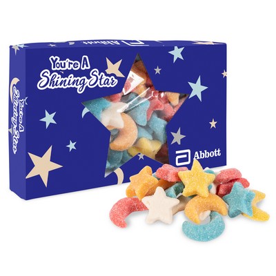 You're a Star Die Cut Box w/ Gummy Glitter Sour Stars & Moons