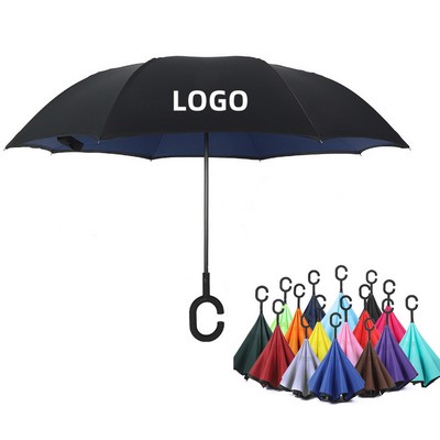 Windproof Folding Inverted Umbrella