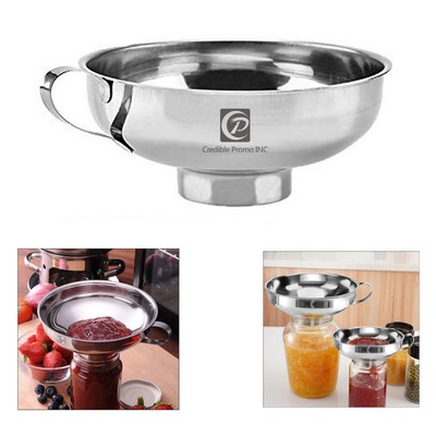 Stainless Steel Wide Mouth Canning Funnel