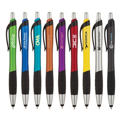 Stream Metallic Ballpoint Stylus Pen