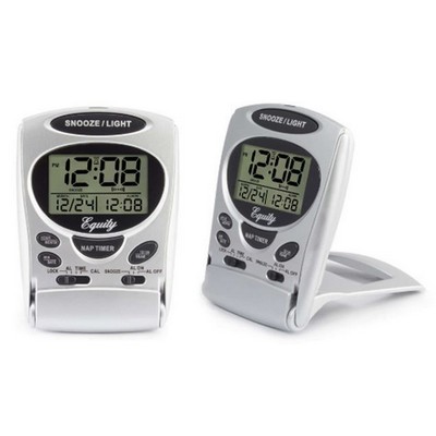 LCD Digital Fold-Up Travel Alarm Clock