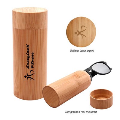 Bamboo Sunglass Case