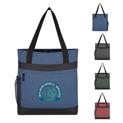 Hidden Zipper Outing Tote Bag