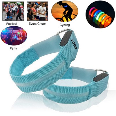 Flashing LED Sports Wristbands