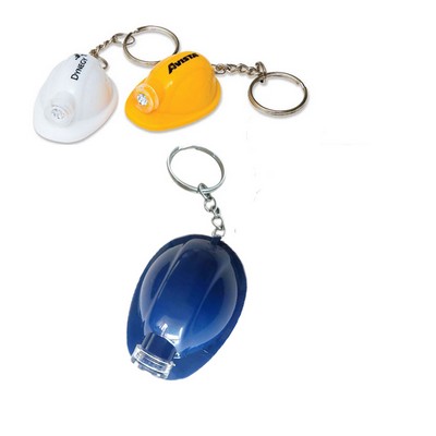 Light Up Hard Hat Key Chain