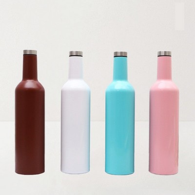 26 Oz. Stainless Steel Red Wine Bottles