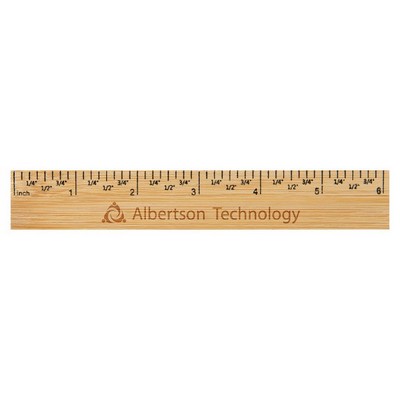 Bamboo Ruler, 6"L