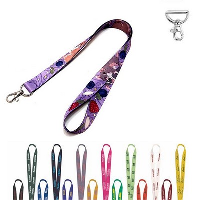 Dye-Sublimation Lobster Clip Event Lanyard