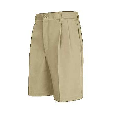 Red Kap™ Men's Pleated Front Short - Khaki Tan