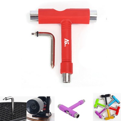 T Shape Skateboard Wrench Screwdriver