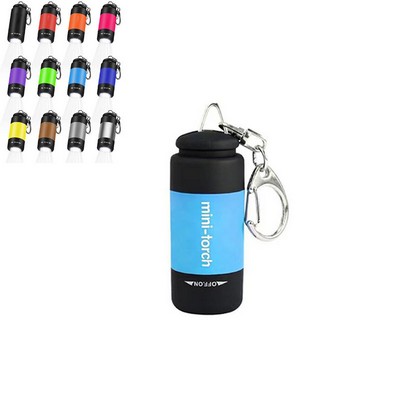 500 Lumen Mini COB Pocket Magnetic Flashlights Keychain