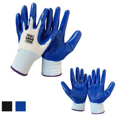 Nitrile Coated Slip Safety Gloves