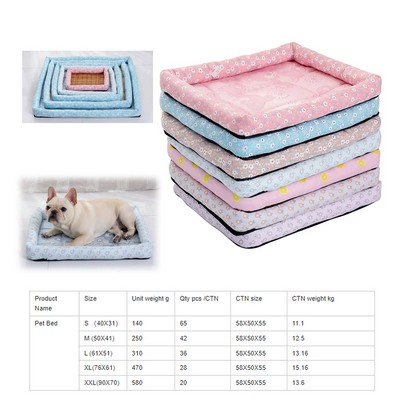 Ice Silk Cooling Pet Beds