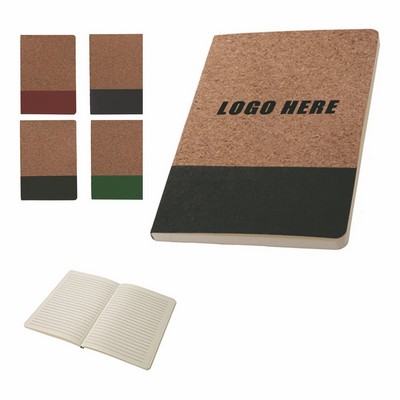 Two Tone Cork Notebook