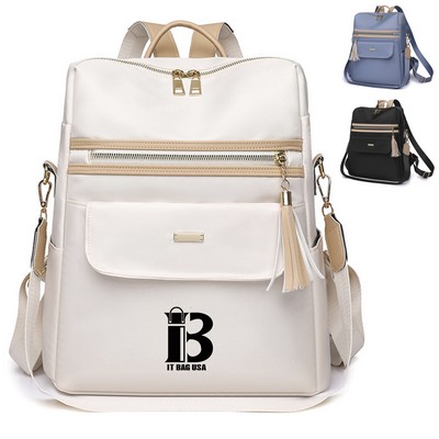 Women's Oxford Cloth Dual-use Casual Backpack