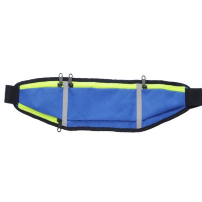 Dye Sublimation 600D Waist Bags W/2 Zippers 19"W X 4.5"H