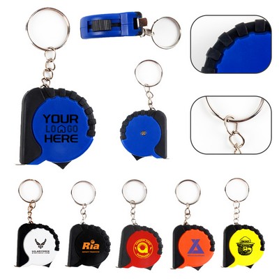 3 Ft Mini Tape Measure w/Keychain