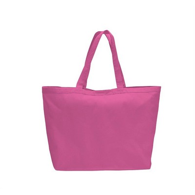 Canvas Big Tote with Velcro Closure