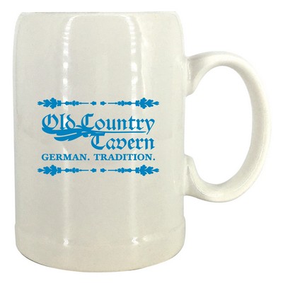 20 oz. Natural Ceramic Stein Mug