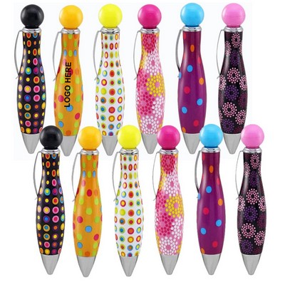 Mini Bowling Style Ballpoint Pen Cute Cartoon