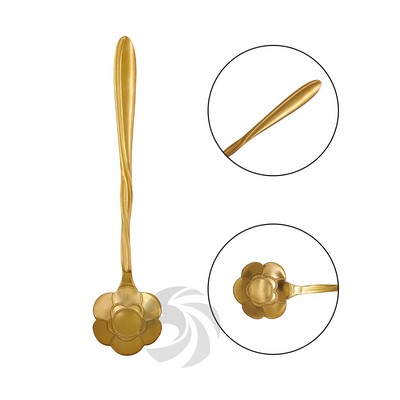 Flower Shaped Stainless Steel Spoon