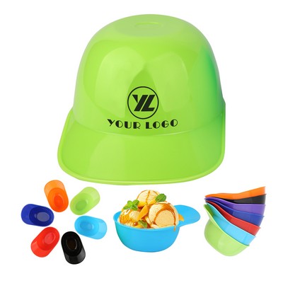 Baseball Helmet Ice Cream Bowl MOQ 100PCS