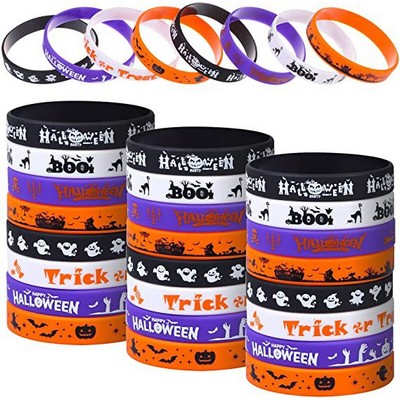 Halloween Silicone Wristband Party Favors