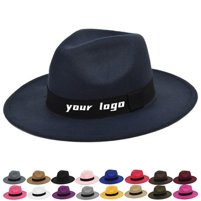 Wide Brim Fedora Hat