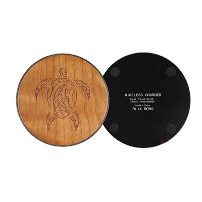 Wooden Qi Wireless Charger Pad