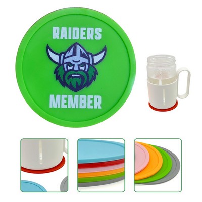 Heat Resistant Waterproof Silicone Drink Cup Coaster