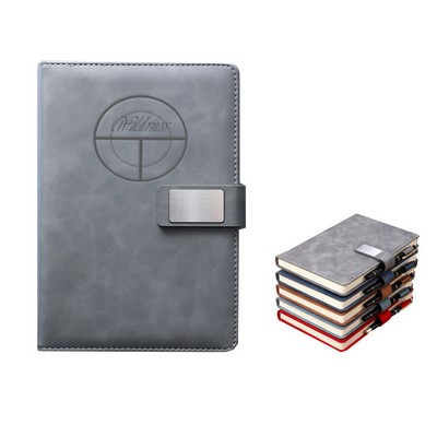 Classic Mid Size Lined Page Notebook with Clip