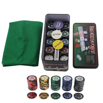 200 Pcs Poker Chips Sets With Box