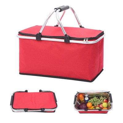 Collapsible Cooler Picnic Basket