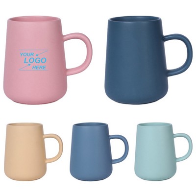 Classic Solid Color Ceramic Coffee Mug