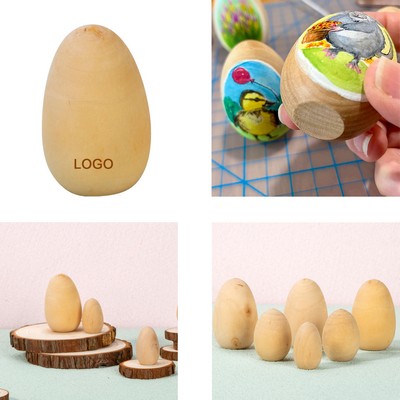 Wooden Easter Egg