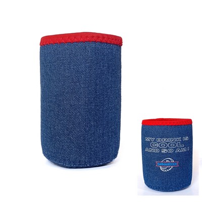 Denim Fabric Neoprene Can Cover Sleeve